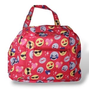 Emoji printed Hand travel bag